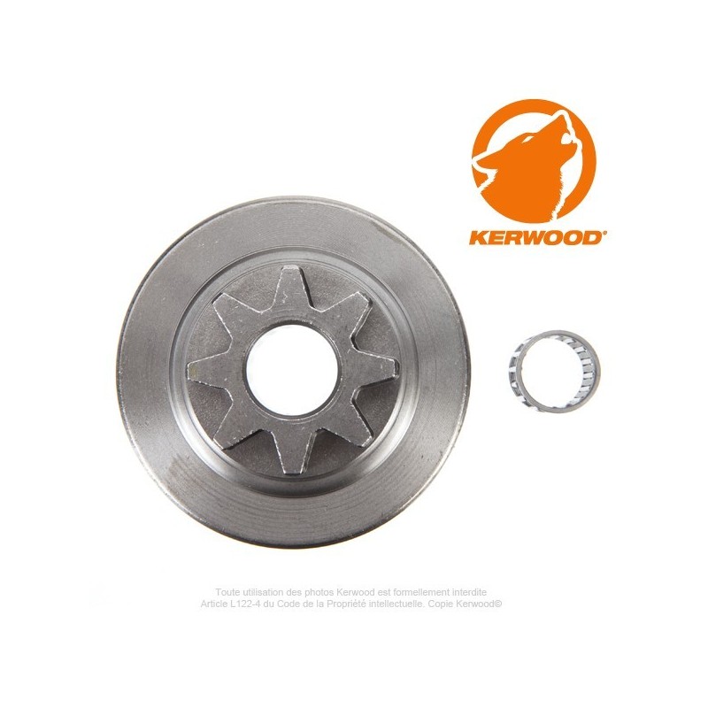 Pignon tronçonneuse étoile 3/8". 8 dents. Dolmar