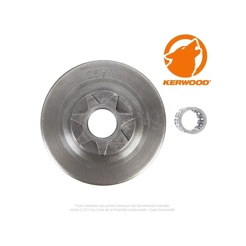 Pignon tronçonneuse étoile 3/8". 7 dents. STIHL