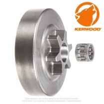 Pignon tronçonneuse étoile 3/8"LP. 6 dents. Alpina