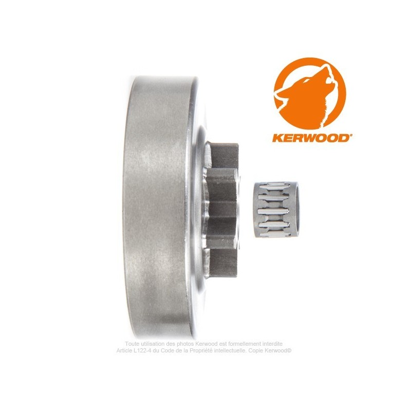 Pignon tronçonneuse étoile 3/8"LP. 6 dents. Alpina