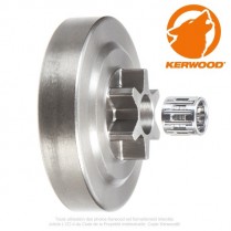 Pignon tronçonneuse étoile 3/8"LP. 6 dents. Dolmar