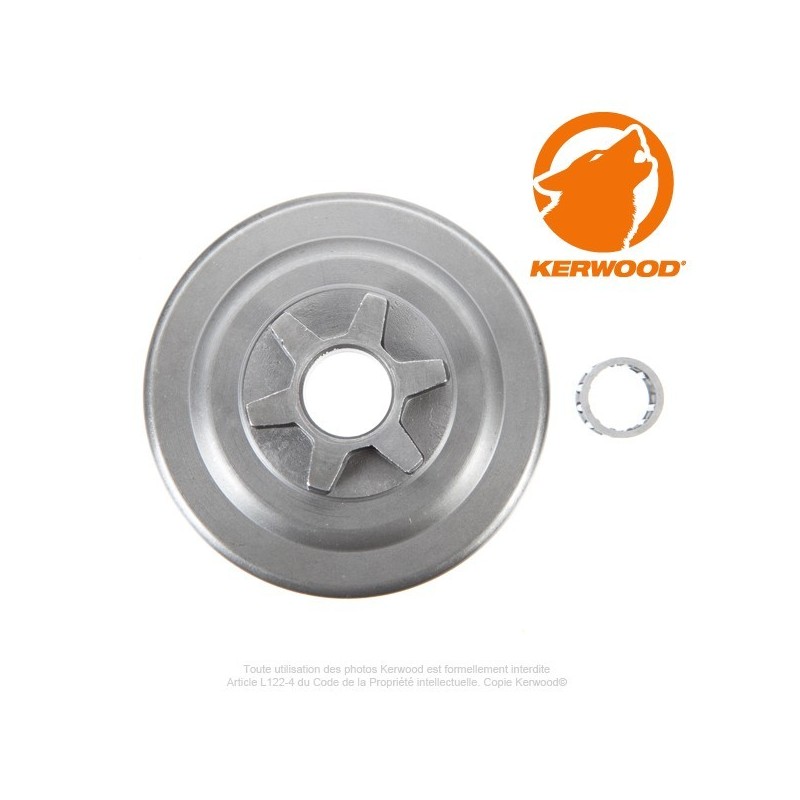 Pignon tronçonneuse étoile 3/8"LP. 6 dents. Husqvarna