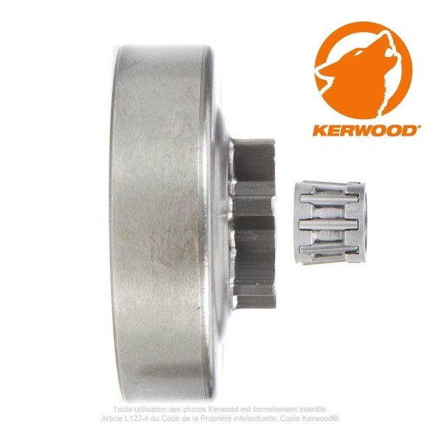 Pignon tronçonneuse étoile 3/8"LP. 6 dents. OLEO MAC