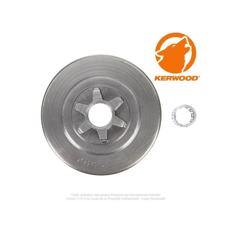 Pignon tronçonneuse étoile 3/8"LP. 6 dents. STIHL