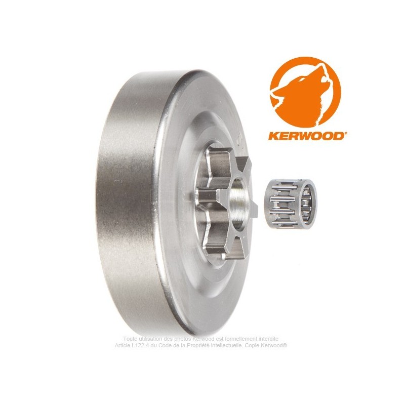 Pignon tronçonneuse étoile 3/8"LP. 6 dents. TANAKA