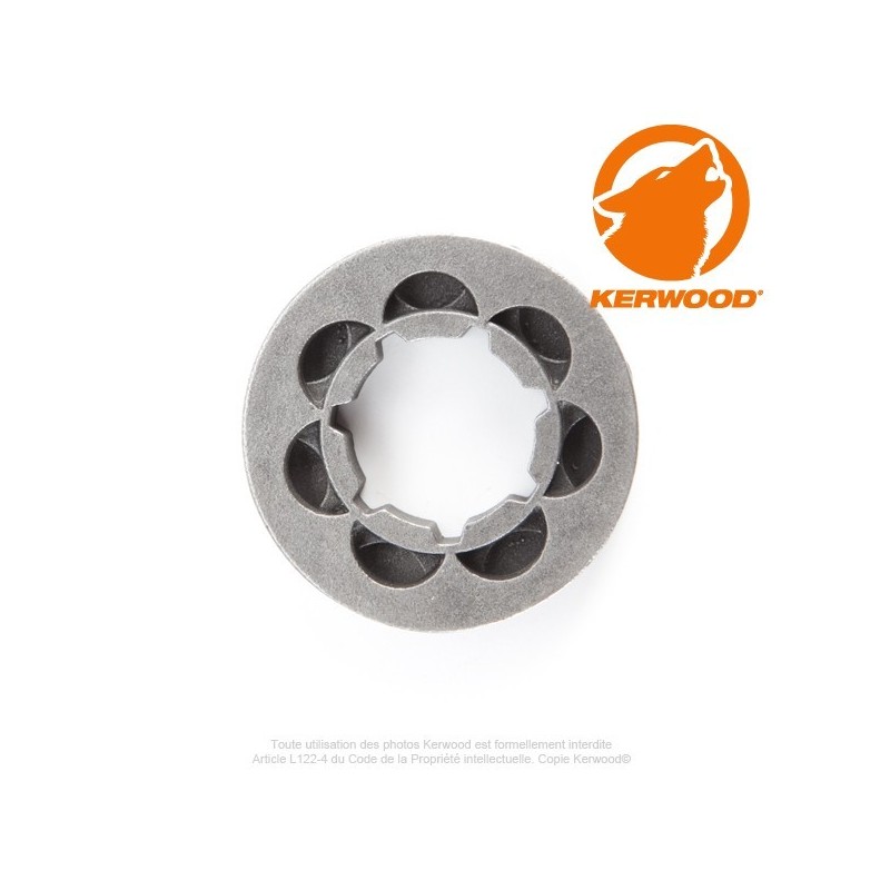 Bague mini pour pignon tronçonneuse 7 dents 3/8". 
