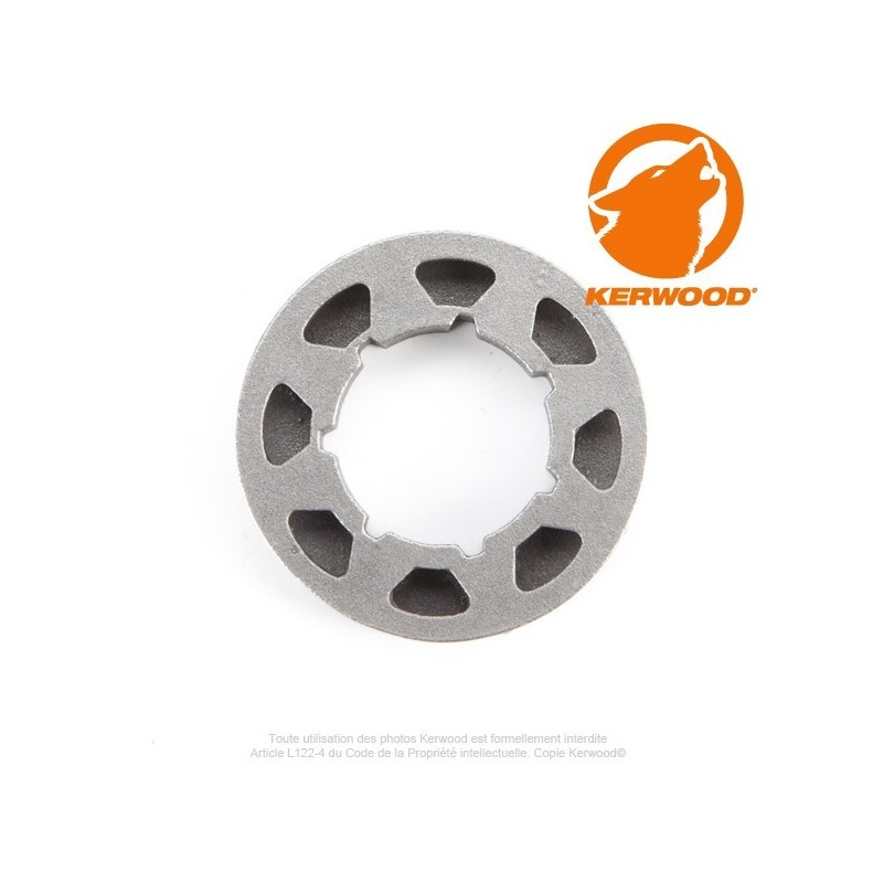 Bague petite pour pignon tronçonneuse 8 dents 0,325". 