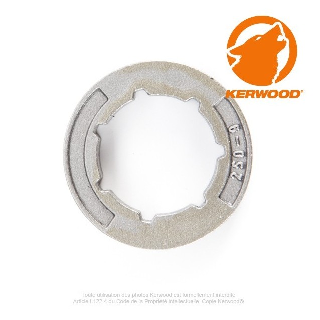 Bague petite pour pignon tronçonneuse 9 dents 1/4" Bague petite pour pignon tronçonneuse 9 dents 1/4"
