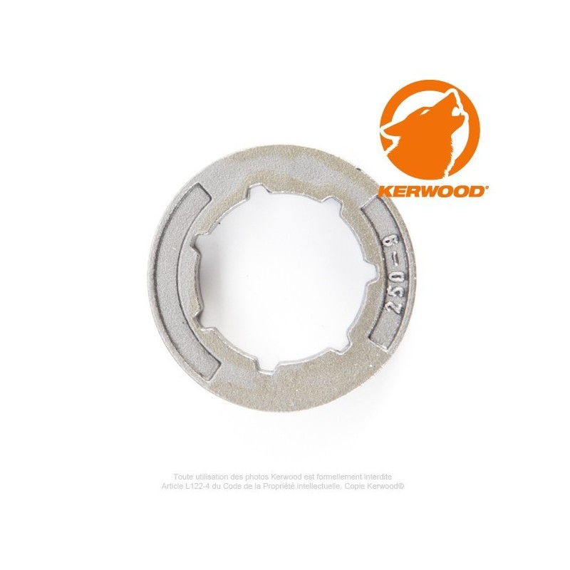 Bague petite pour pignon tronçonneuse 9 dents 1/4"