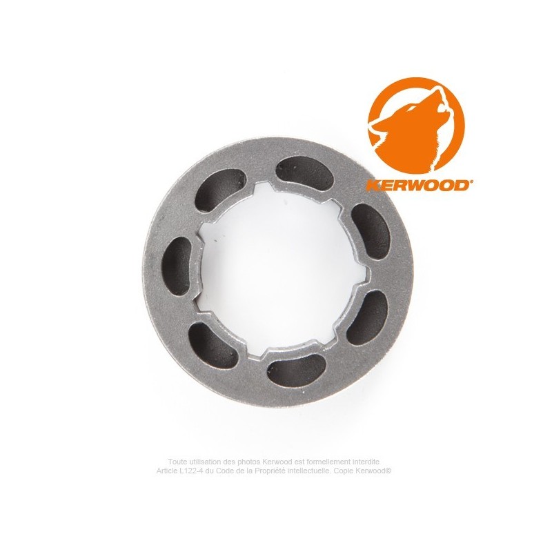 Bague standard pour pignon tronçonneuse 7 dents 0,404". 