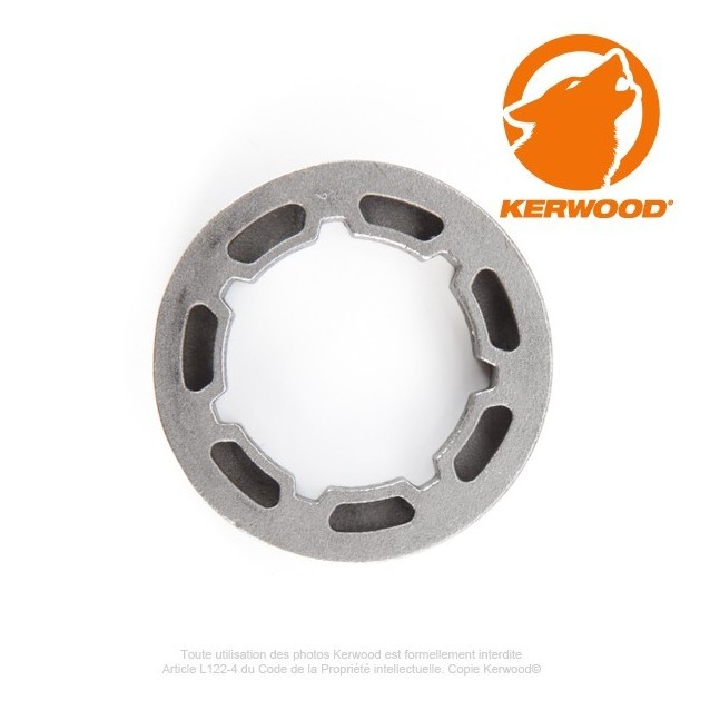 Bague standard pour pignon tronçonneuse 7 dents 3/8". Bague standard pour pignon tronçonneuse 7 dents 3/8".