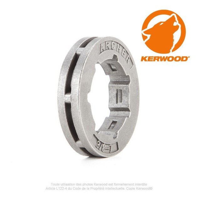 Bague standard pour pignon tronçonneuse 7 dents 3/8". Bague standard pour pignon tronçonneuse 7 dents 3/8".