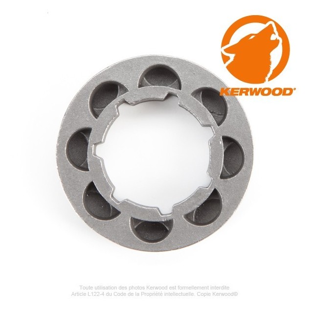 Bague standard pour pignon tronçonneuse 8 dents 3/8". Bague standard pour pignon tronçonneuse 8 dents 3/8".