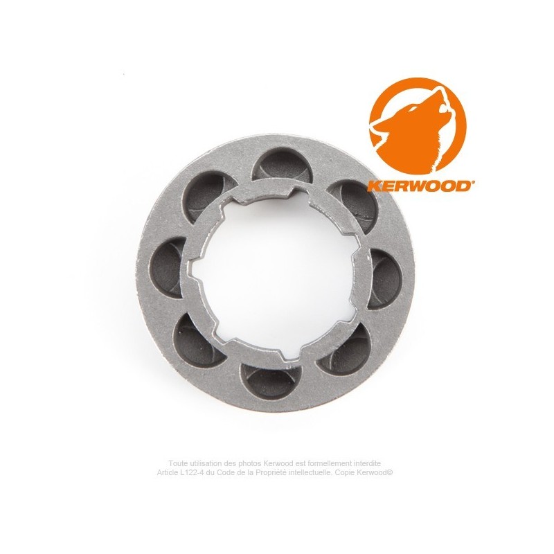 Bague standard pour pignon tronçonneuse 8 dents 3/8". 