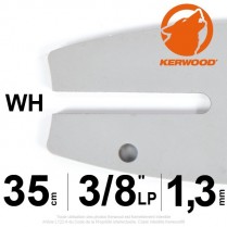 Guide Kerwood. 35 cm, 3/8"LP. 1,3 mm. 14B2KCWH