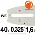 Guide tronçonneuse Kerwood. 40cm. 0,325". 1,6 mm. 16C4KSWE