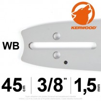 Guide Kerwood. 45 cm, 3/8". 1,5 mm. 18A3KLWB
