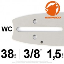 Guide KERWOOD .38cm 3/8". 1.5 mm. 15A3KSWC