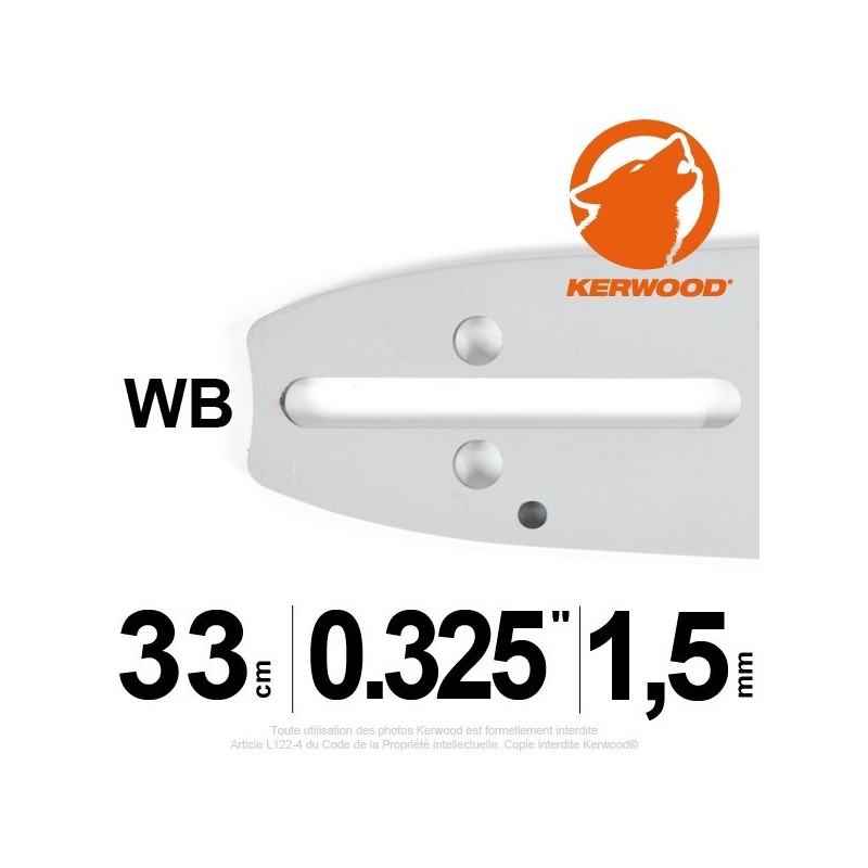 Guide Kerwood. 33 cm, 0,325. 1,5 mm. 13C3KSWB