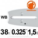 Guide tronçonneuse Kerwood. 38 cm, 0,325". 1,5 mm. 15C3KLWB