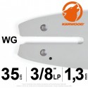 Guide tronçonneuse Kerwood. 35 cm, 3/8"LP. 1,3 mm. 14B2KCWG