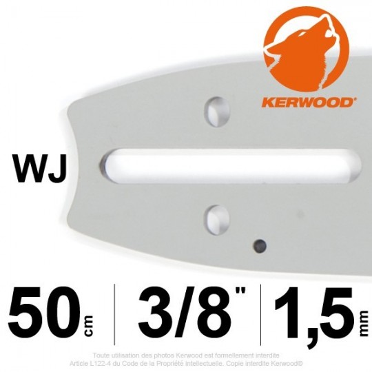 Guide Kerwood. 50 cm, 3/8". 1,5 mm. 20A3KLWJ