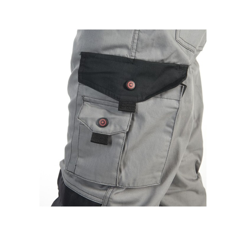 Pantalon tissu léger Gris / Noir taille 5