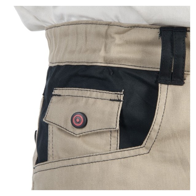 Pantalon tissu léger Beige / Noir taille 3