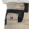 Pantalon tissu léger Beige / Noir taille 5