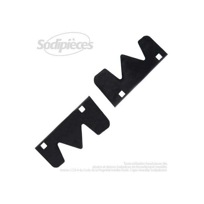 Ailettes de lame Ariens 527011. ( jeu de 2 )