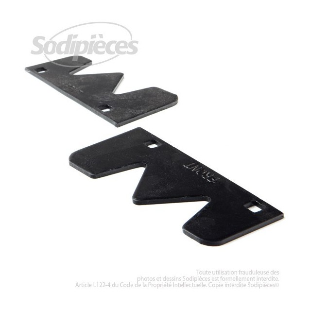 Ailettes de lame Ariens 527011. ( jeu de 2 )