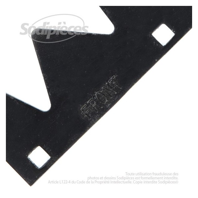 Ailettes de lame Ariens 527011. ( jeu de 2 )