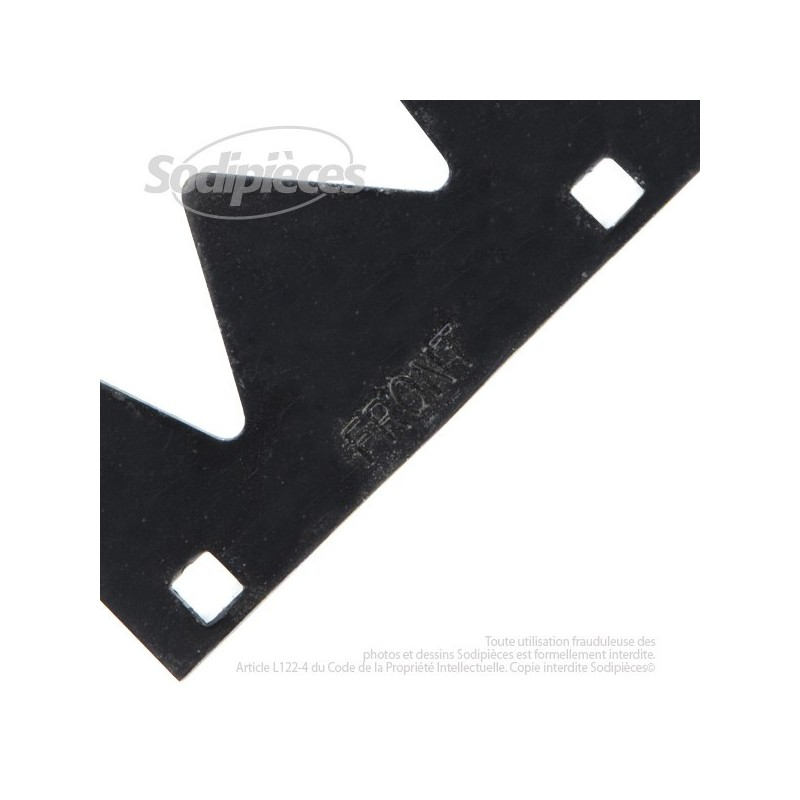 Ailettes de lame Ariens 527011. ( jeu de 2 )