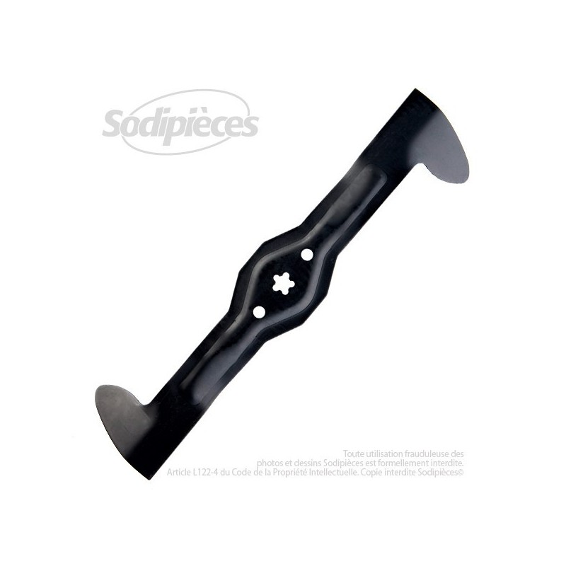 Lame. Coupe 54,3 cm. Section 57 x 4. Alèsage étoilé 5 pointes