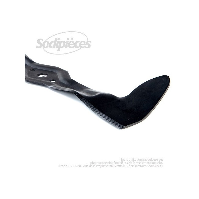 Lame. Coupe 54,3 cm. Section 57 x 4. Alèsage étoilé 5 pointes