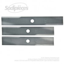 Lame pour Toro 107982, 107983. Coupe 30,8 cm et 35,6 cm ( livré par 3)