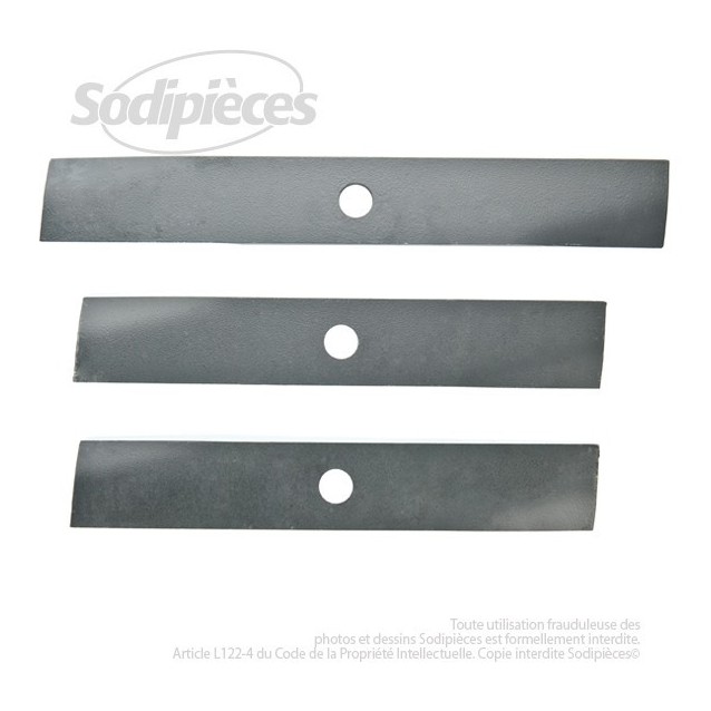 Lame pour Toro 107982, 107983. Coupe 30,8 cm et 35,6 cm ( livré par 3)