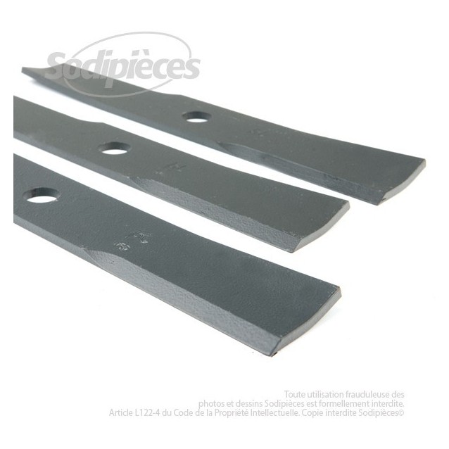 Lame pour Toro 107982, 107983. Coupe 30,8 cm et 35,6 cm ( livré par 3)