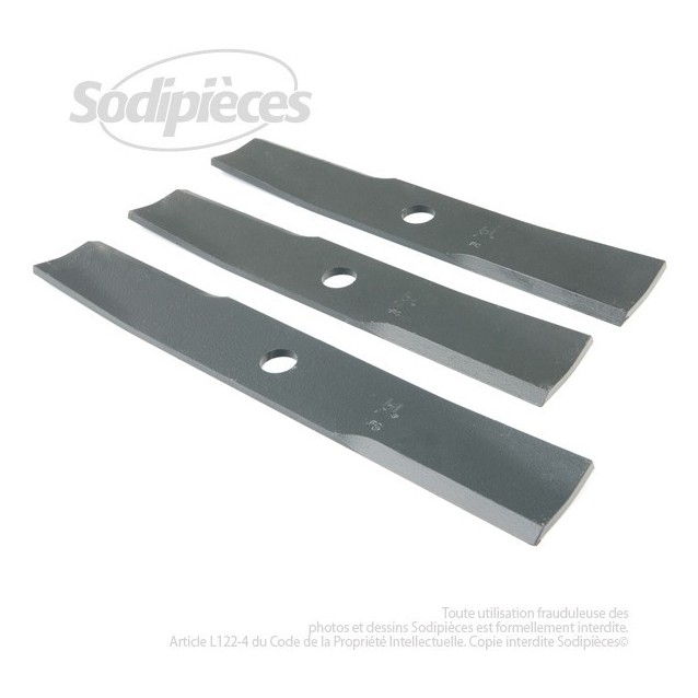 Lame pour Toro 107982, 107983. Coupe 30,8 cm et 35,6 cm ( livré par 3)