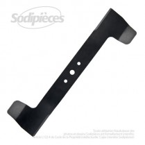 Lame . Coupe 52 cm. Section 55 x 4. Alèsage 16. Coupe à gauche