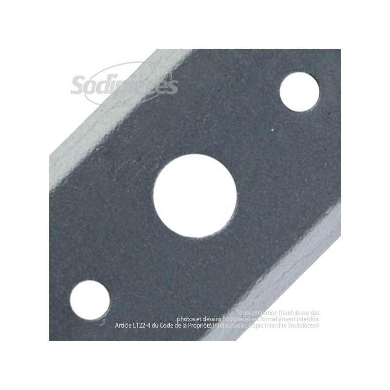 Lame . Coupe 49 cm. Section 55 x 4. Alèsage 18,5