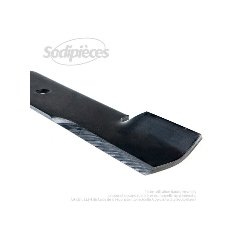 Lame. Coupe 53 cm. Section 75 x 3. Alèsage 28