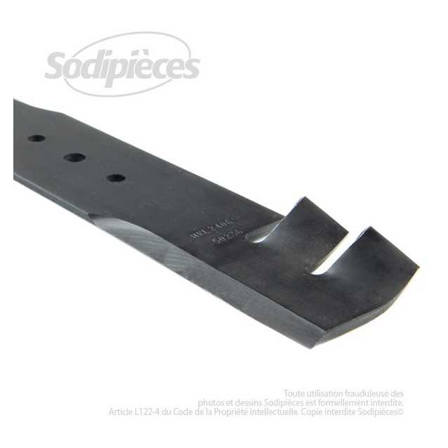 Lame pour Husqvarna, Electrolux 506 75 15-01. Coupe 34,9 cm