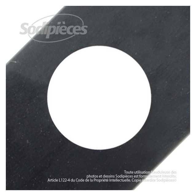 Lame pour Toro 05372, 412, 440, 442, TR412, TR440, TR442. Coupe 45 cm