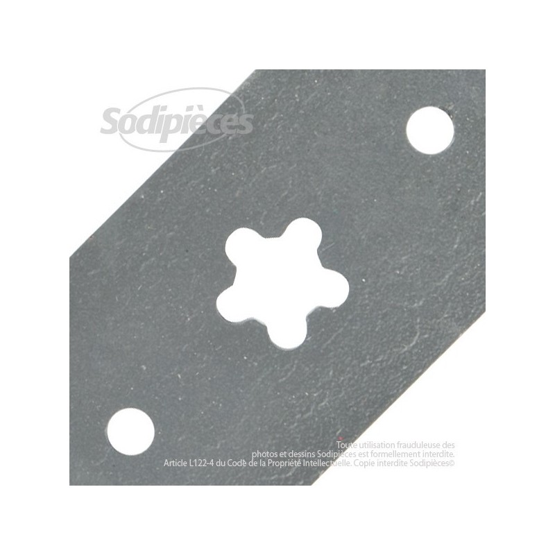 Lame pour Husqvarna, Electrolux 138496. Coupe 46,1 cm