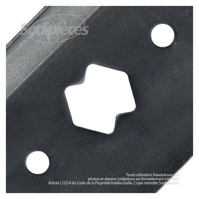 Lame pour MTD 942-0645. Coupe 37,6 cm