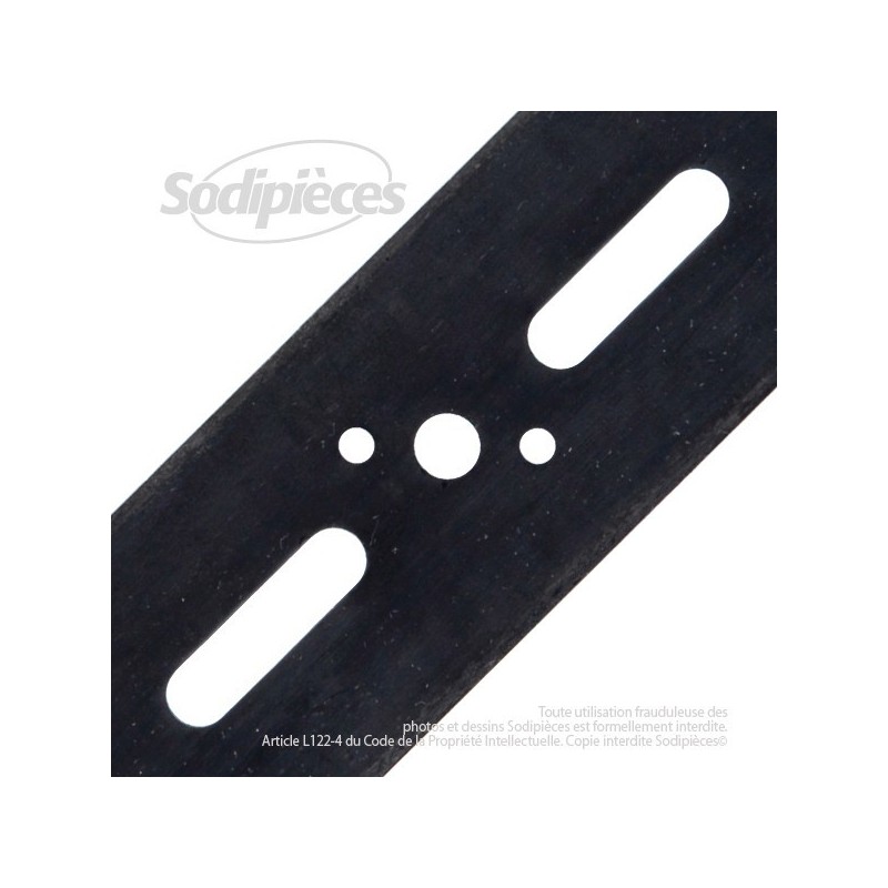 Lame emousseuse universelle 40,8 cm. Alésage 9,5 mm