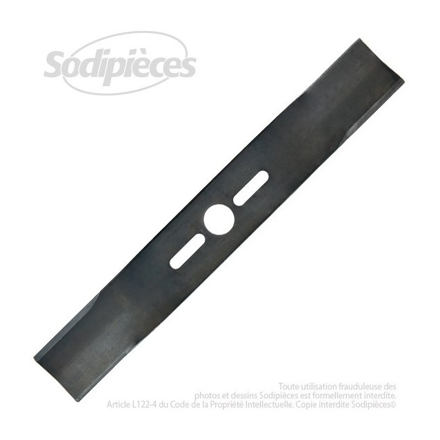 Lame universelle cintrée 40 cm. Alésage 25,4 mm