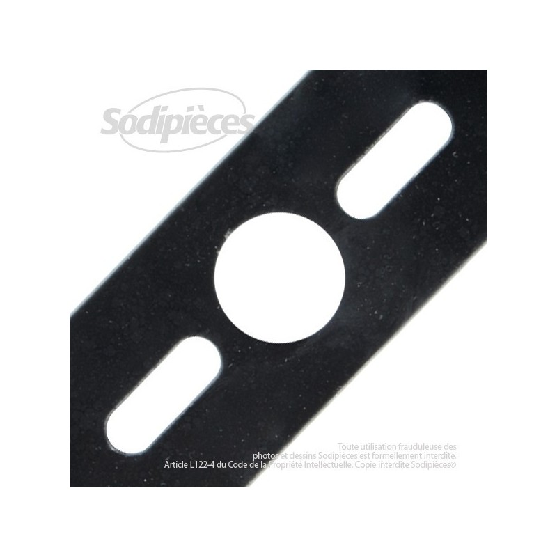 Lame universelle cintrée 50 cm. Alésage 25,4 mm