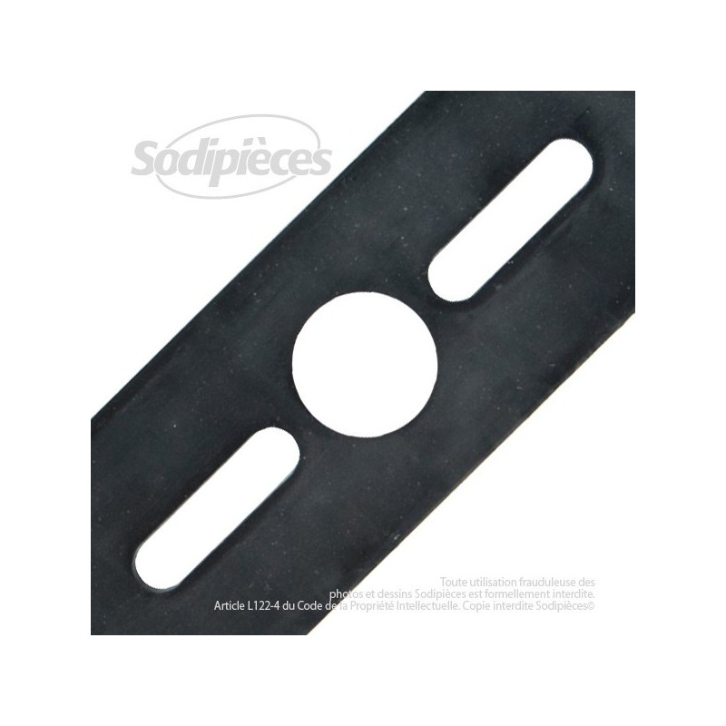 Lame universelle cintrée 53 cm. Alésage 25,4 mm